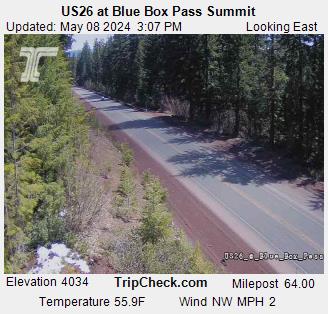US26 at Blue Box Pass Summit